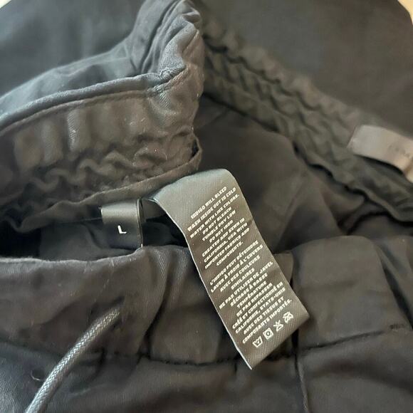 J Brand Men’s Waist Jogger Pants Drawstring Waist Pockets Large Black - Picture 9 of 9